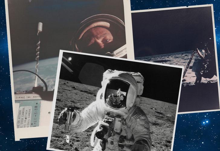 Ay'da çekilen ilk selfie ve fazlası açık artırmaya çıkıyor: Çoğunu ilk kez göreceksiniz!