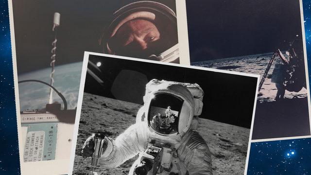 Ay'da çekilen ilk selfie ve fazlası açık artırmaya çıkıyor: Çoğunu ilk kez göreceksiniz!