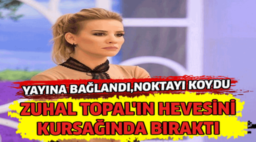 Esra Erol'dan Zuhal Topal'a Bomba S&ouml;zler Yayına Bağlandı Topal'ın Hevesini Kursağında Bıraktı
