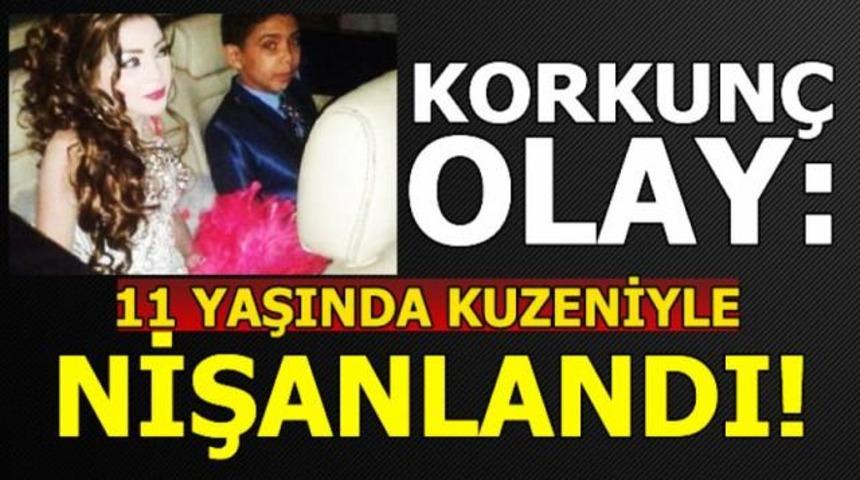 ŞOK..ŞOK..11 Yaşındaki Gen&ccedil; Kız 12 Yaşındaki Kuzeniyle Nişanlandı