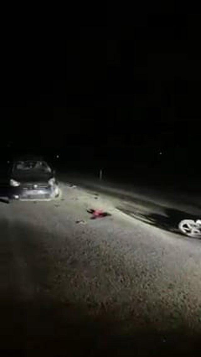 Çanakkale de otomobille çarpışan motosikletin sürücüsü öldü 1