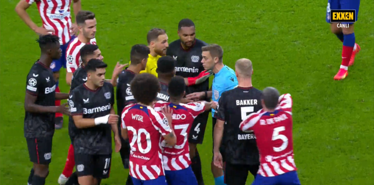 'İnanılmaz, inanılmaz!' Atletico Madrid - Leverkusen maçında daha önce görülmemiş bir olay yaşandı! Maç bitti, VAR uyardı ve penaltı kararı çıktı... G3