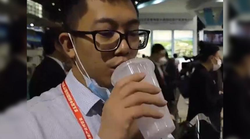 Dünyada bir ilk! Çin'de başladı: Soluduğumda şekerli bir tat hissettim