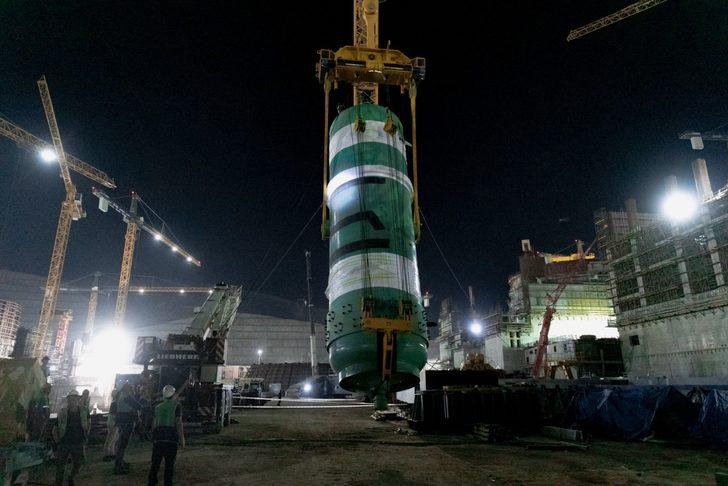 Akkuyu NGS’de 1’inci ünitenin basınç kompansatörü kurulumu tamamlandı G2