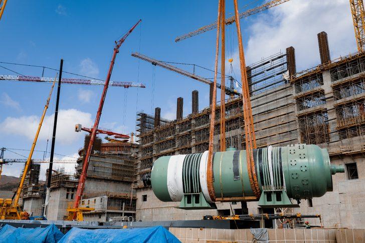 Akkuyu NGS’de 1’inci ünitenin basınç kompansatörü kurulumu tamamlandı G1