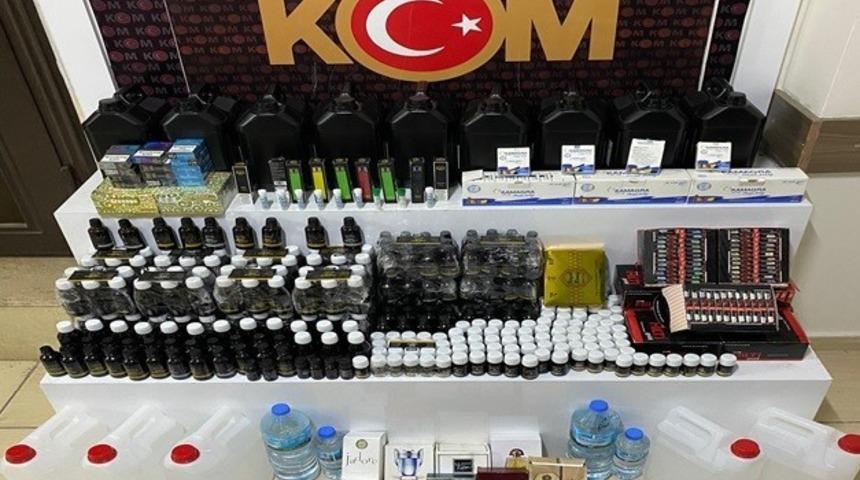 Didim&rsquo;de ka&ccedil;ak i&ccedil;ki ve sigara ele ge&ccedil;irildi