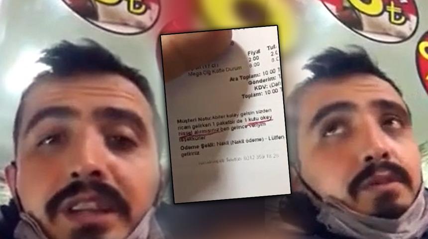 Çiğ köfte siparişinin yanında istedi! Kurye şaşkına döndü: "Utancımdan kendime alamadım yıllardır, sapıttınız"