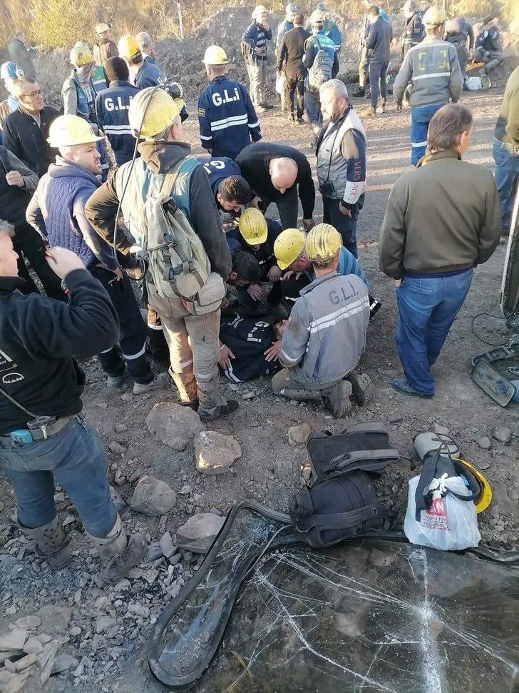 Kütahya'da kömür ocağı sahasında devrilen servis aracındaki 11 işçi yaralandı G3