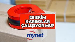 28 Ekim kargolar çalışıyor mu, öğleden sonra çalışmıyor mu? Bugün kargolar dağıtım yapacak mı? 28 Ekim dağıtım şirketlerinin çalışma saatleri!
