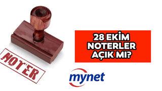 28 Ekim Cuma noterler kaça kadar açık, öğleden sonra çalışmıyor mu? Cumhuriyet Bayramı arifesi 28 Ekim noterlerin çalışma saatleri!
