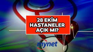 Bugün hastaneler açık mı? 28 Ekim Cuma günü muayene yapılacak mı, ilaç yazılacak mı? 28 Ekim 2022 sağlık ocakları ve hastane çalışma saatleri