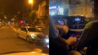 Pes artık dedirten trafik magandalığı! Makas atıp ters yöne girdiler, o anları sosyal medyada paylaştılar