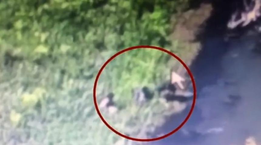 Drone'un saniye saniye takip ettiği ter&ouml;ristler b&ouml;yle teslim oldu