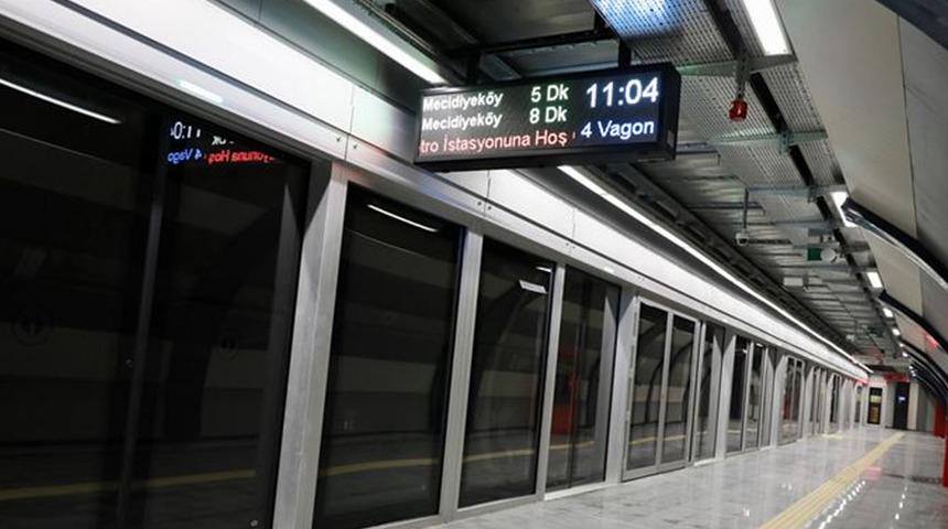 Mecidiyeköy-Mahmutbey metro hattında sefer düzenlemesi! 30 Kasım'a kadar...