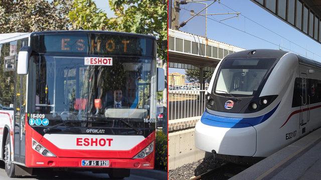 29 Ekim İzmir'de otobüsler ücretsiz mi? 29 Ekim Cumhuriyet Bayramı'nda İzmir'de İZBAN metro, ESHOT otobüs gibi toplu taşımada son durum!