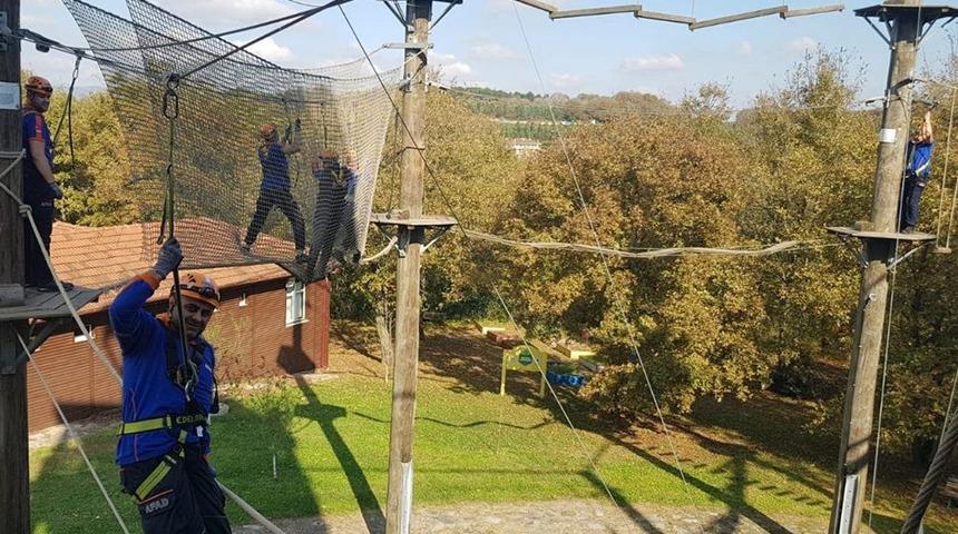 Macera Park&rsquo;ta AFAD eğitimi