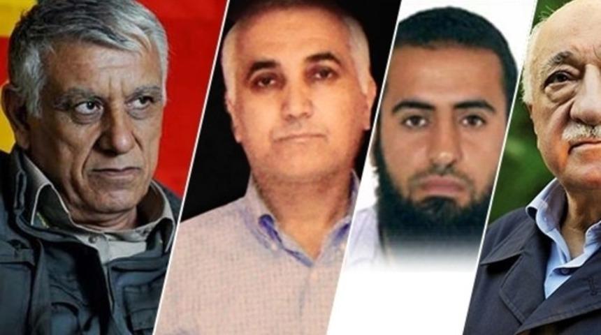 PKK, IŞİD, El Kaide, DHKP-C, MLKP, 'FETÖ'; işte 'terörden arananlar' listesinin tamamı