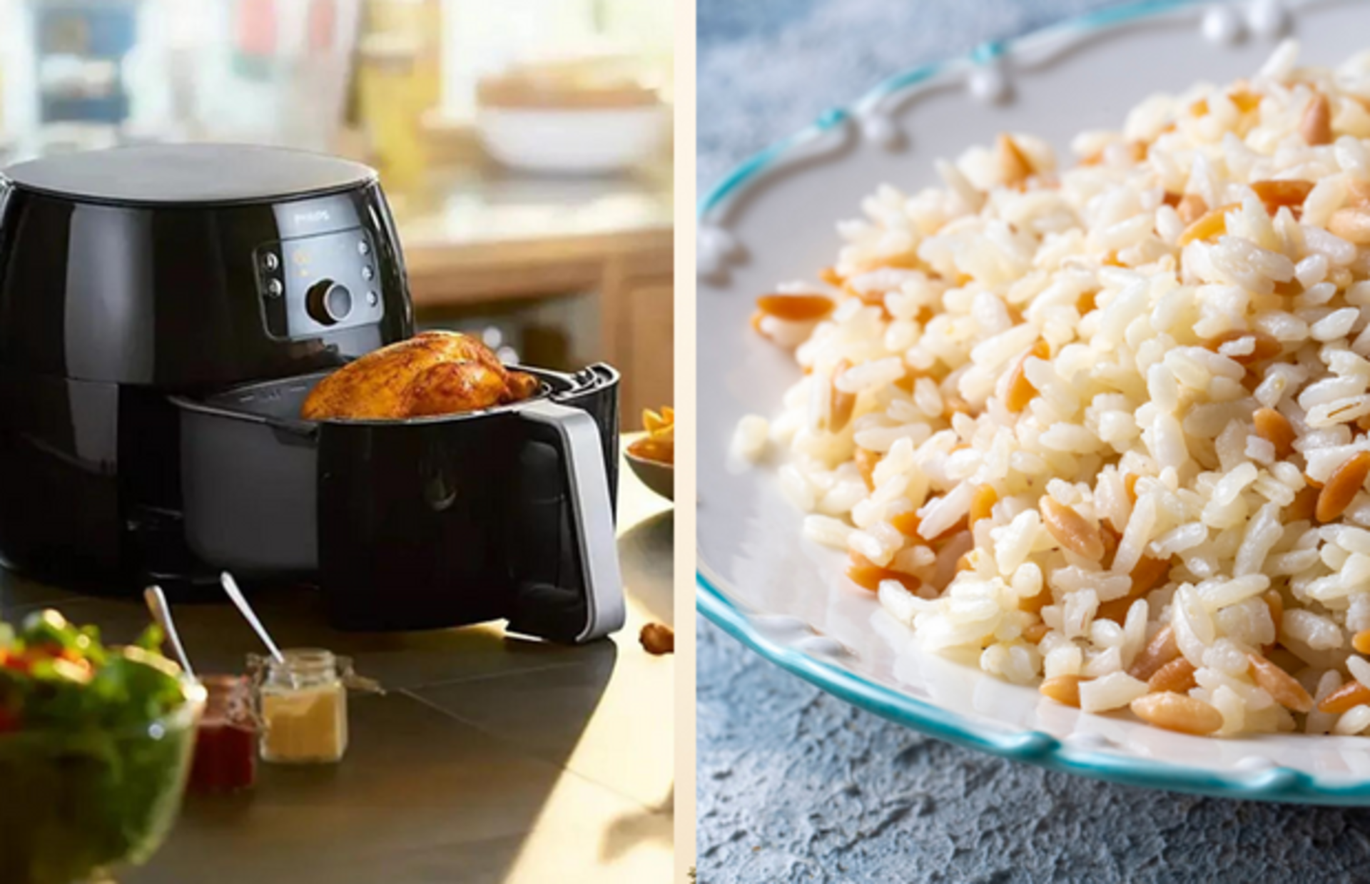 İlk duyduğunuzda inanması güç gelse de Airfryer ile tane tane pilav tarifi