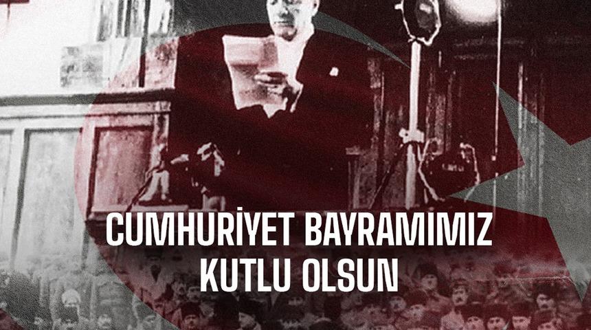 Spor camiasından 29 Ekim Cumhuriyet Bayramı mesajları