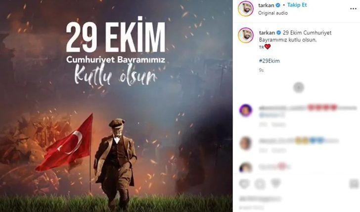 Ünlülerden 29 Ekim Cumhuriyet Bayramı mesajları G1
