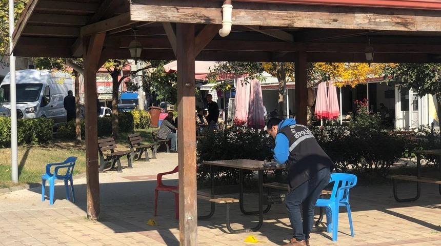 Kavgayı ayırmaya çalışırken ayağından vurulan kişi hastaneye kaldırıldı