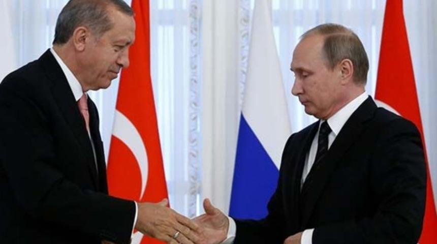 Erdoğan, Putin ile g&ouml;r&uuml;şt&uuml;
