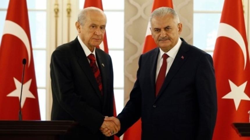 Başbakan Yıldırım, bugün Bahçeli ile görüşecek