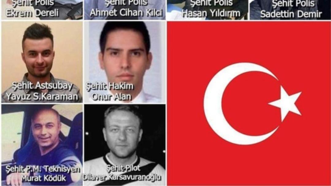Helikopter kazasında şehit olanların isimleri belli oldu