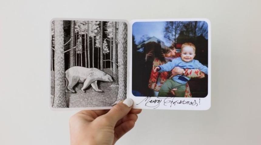 Kişisel yılbaşı kartı oluşturun