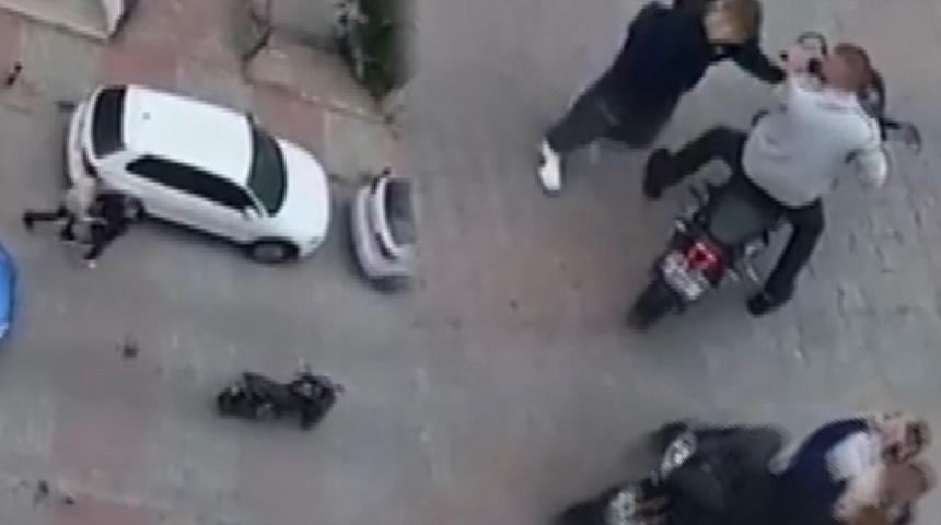 İstanbul'un göbeğinde dehşet anları! 'Öldürürüm bin, öldürürüm'