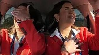 Togg'un deneme sürüşünde Fulya Öztürk neye uğradığını şaşırdı! 900 bin TL olacak iddiasına Bakan Varank yanıt verdi