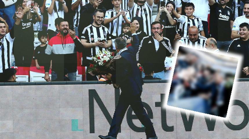 SON DAKİKA: Beşiktaş taraftarı Şenol G&uuml;neş'i b&ouml;yle karşıladı... Vodafone Park'ta i&ccedil; ısıtan kare! 