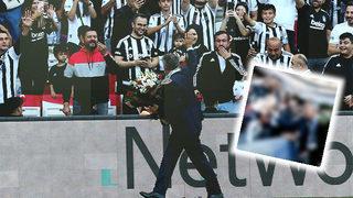 SON DAKİKA: Beşiktaş taraftarı Şenol Güneş'i böyle karşıladı... Vodafone Park'ta iç ısıtan kare! 