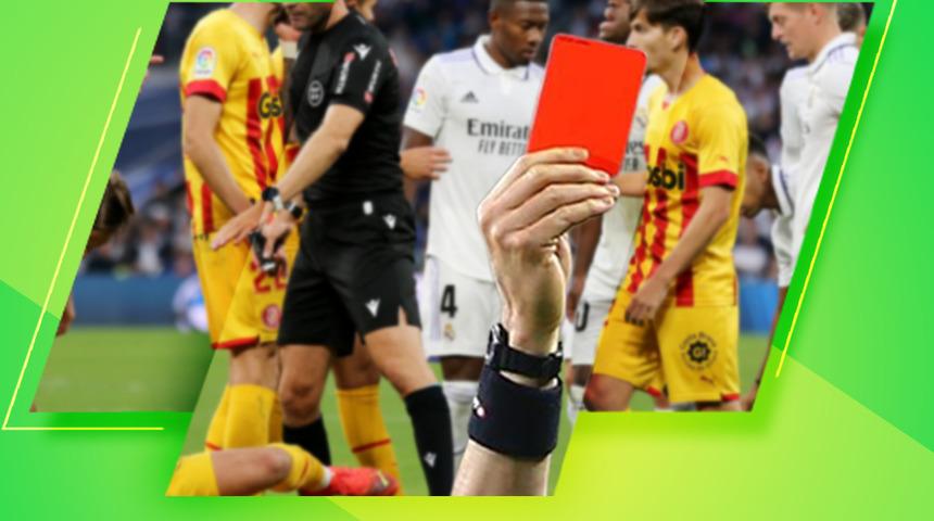 Son dakika: Real Madrid Girona ile 1-1 berabere kaldı! Real Madrid'in yıldızı 669 maçlık kariyerinde ilk kırmızı kartını gördü