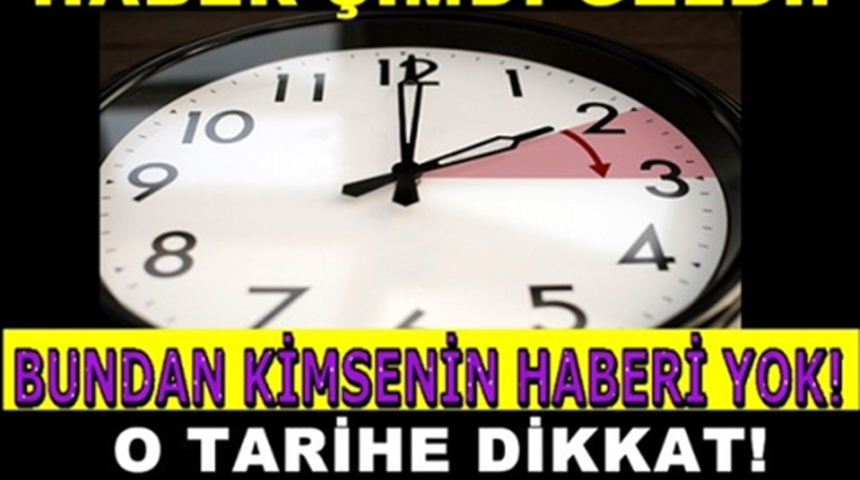 Dikkat Saatler Geri Alınıyor İşte O Tarih Saatler Ne Zaman Geri Alınıyor?
