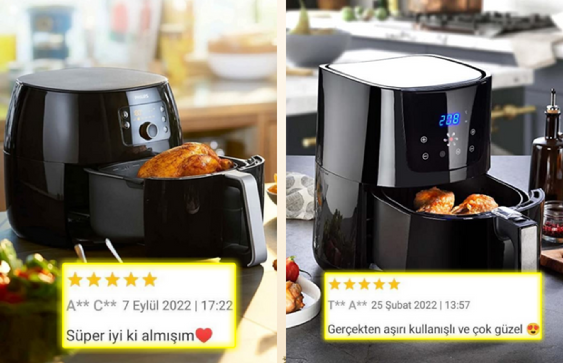 Philips ve Schafer Airfryer karşılaştırması, kullanıcı yorumları