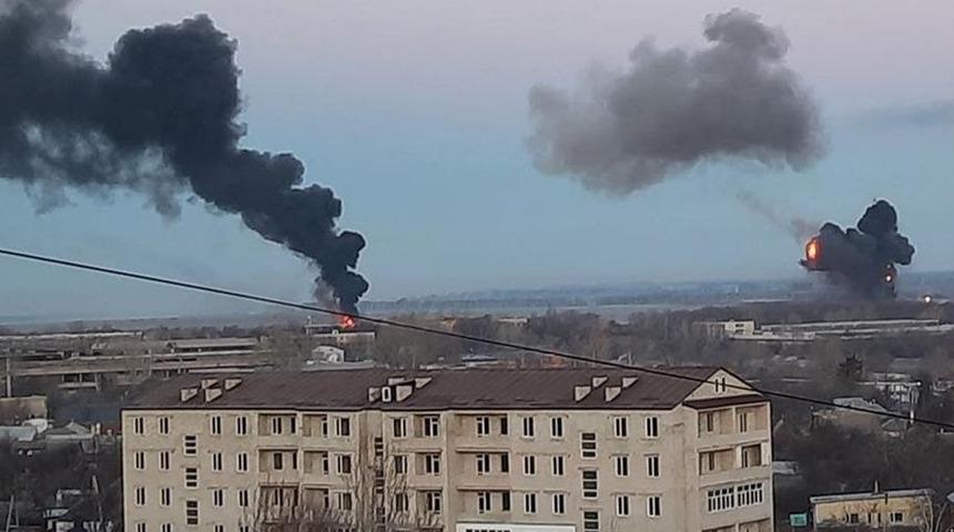SON DAKİKA | Kabusa uyandılar! Ukrayna'nın birçok kentinde patlama sesleri