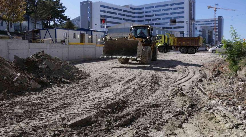 Şehir Hastanesi b&ouml;lgesinde hummalı &ccedil;alışma