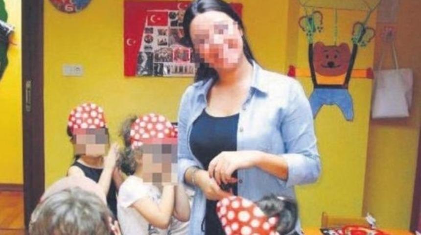 Kreş &ouml;ğretmenini kamera kayıtları ele verdi