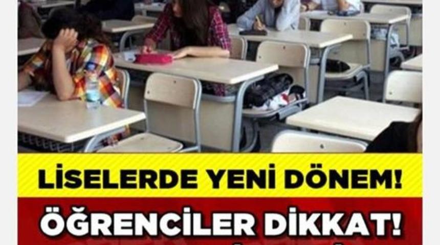 Liseliler Dikkat Sınav Sistemi Silbaştan Değişiyor!