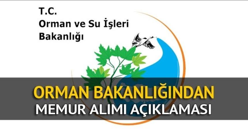 Orman Bakanlığına memur personel alımı açıklaması!  Orman Muhafız memuru nasıl olunur?