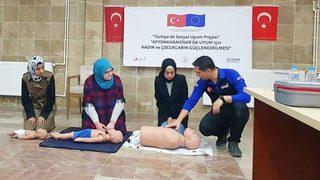 AFAD’dan SAHRA Derneği üyelerine ilkyardım eğitimi