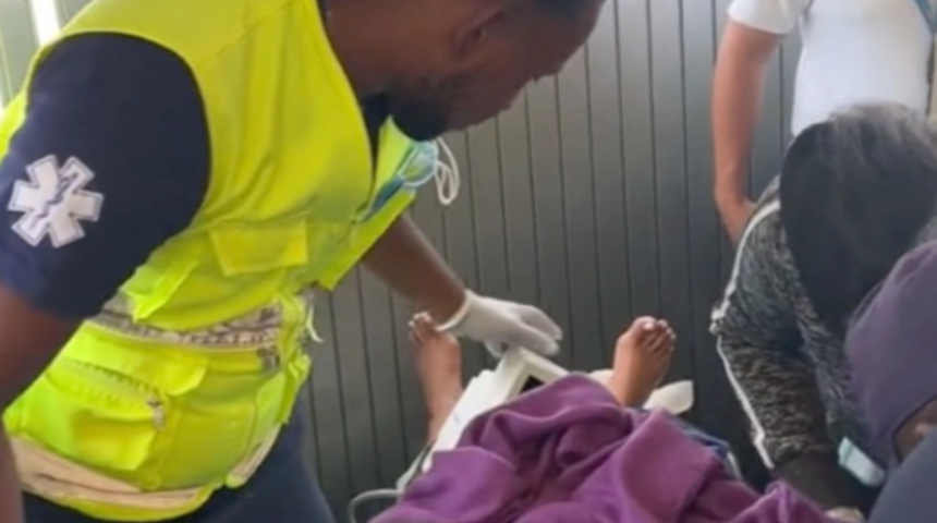 Havada mucizevi anlar! Bir anda bebeğin kafası göründü... “36 bin fitte doğum yaptım”