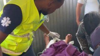 Havada mucizevi anlar! Bir anda bebeğin kafası göründü... “36 bin fitte doğum yaptım”