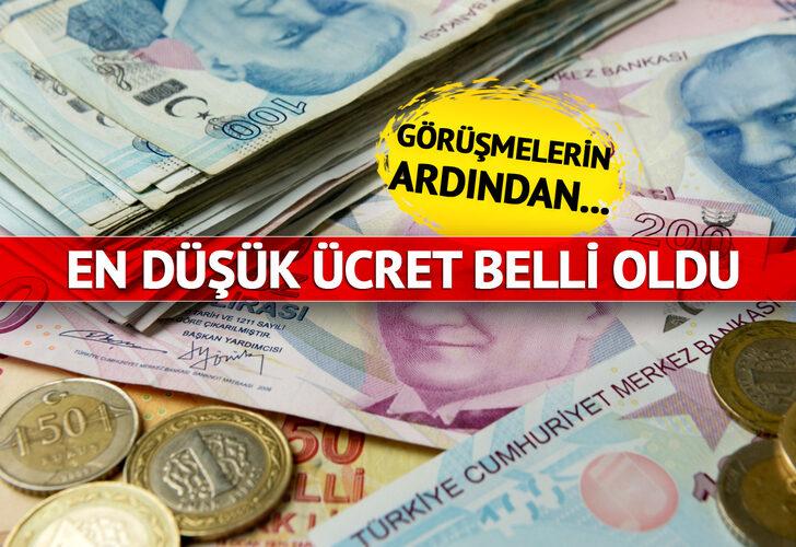 Yüzleri güldürdü çalışanlar merakla bekliyordu… En düşük ücret belli oldu! 14 bin TL'nin üzerinde