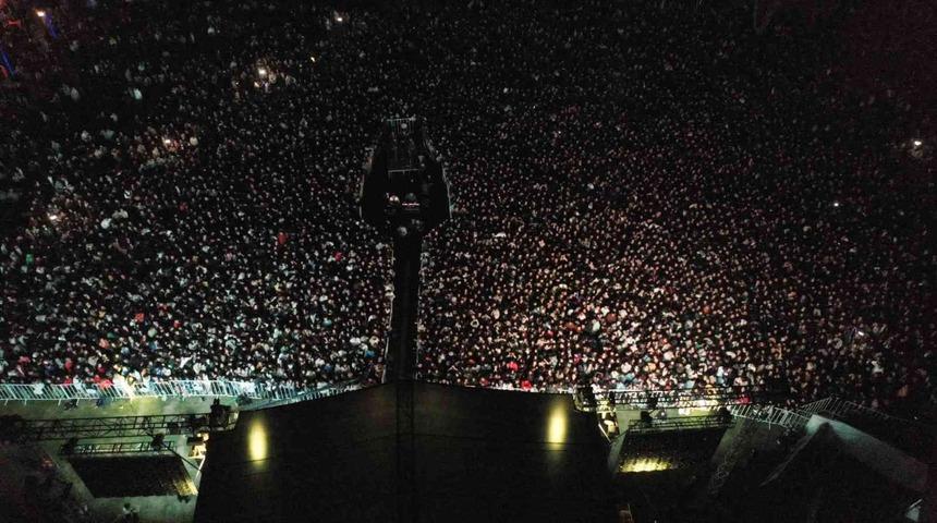 Aydın m&uuml;ziğe doydu