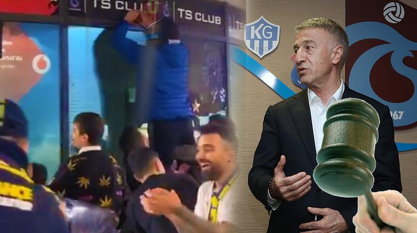 O olay sonrası ortalık karıştı! Trabzonspor'dan Fenerbahçe taraftarına dava