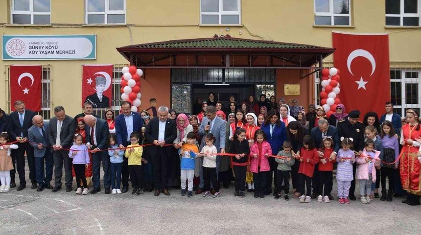 Atıl durumdaki okullar k&ouml;y yaşam merkezine d&ouml;n&uuml;şt&uuml;r&uuml;lmeye devam ediyor