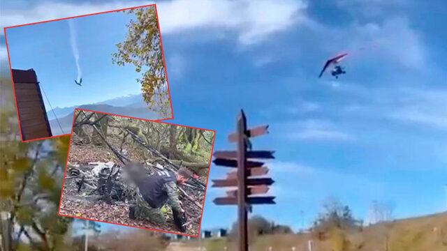 Kendi ölümüne uçtuğundan habersizdi! Çakıldığı vadinin ortasında alevler içinde can verdi