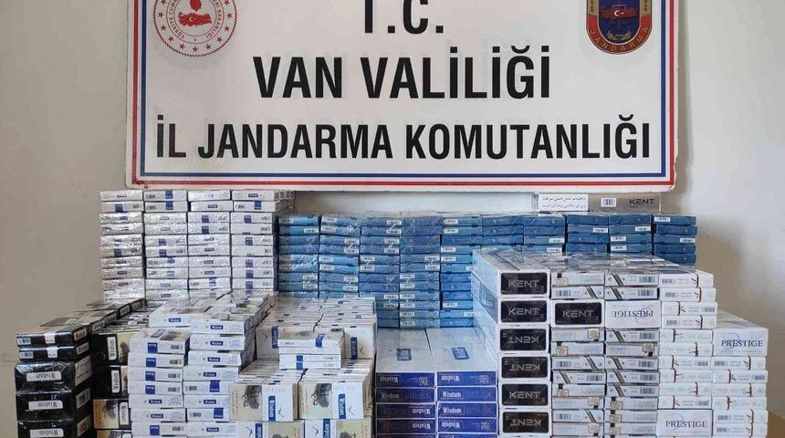 Van&rsquo;da 15 bin 128 paket ka&ccedil;ak sigara ele ge&ccedil;irildi